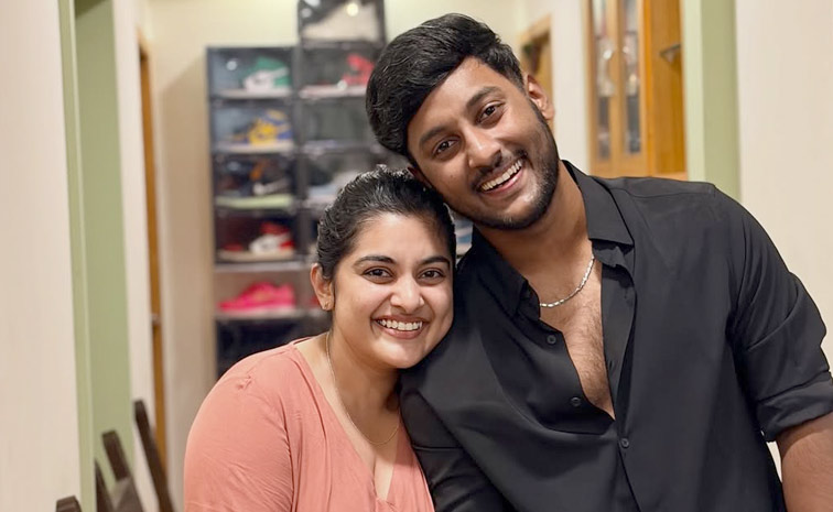 Nivetha Thomas Brother Birthday Celebrations Photos1