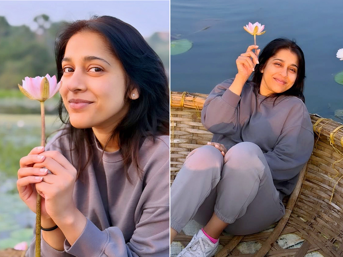 Anchor Rashmi Gautham Enjoying Nature In The morning Photos1