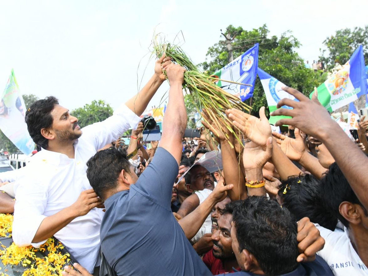 Unstoppable Jagan Mass Craze Krishna District Tour Photos17