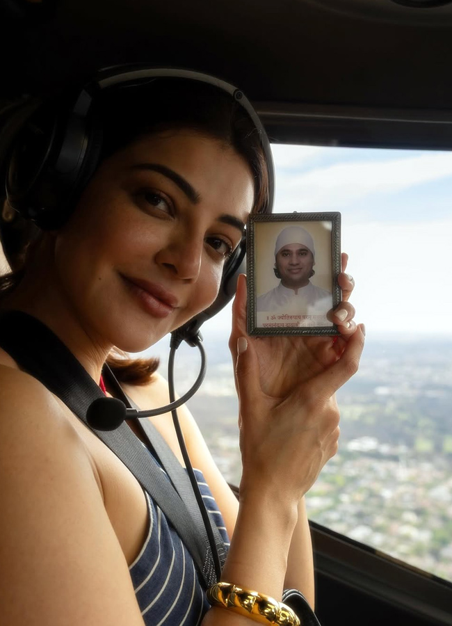 Kajal Aggarwal chills on family vacation trip photos5