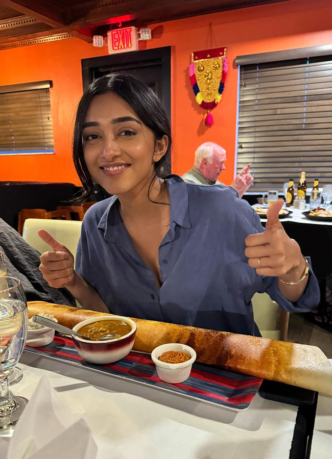 Kannappa heroine Preethi Mukundan in New York.. photos10