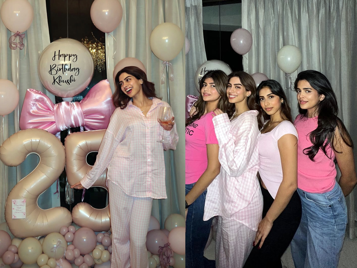 Bollywood beauty Khushi Kapoor birthday celebrations.. photos1