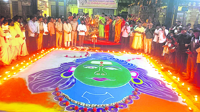 మల్లన్న ఆలయంలో ఏకాదశ రుద్రాభిషేకం1