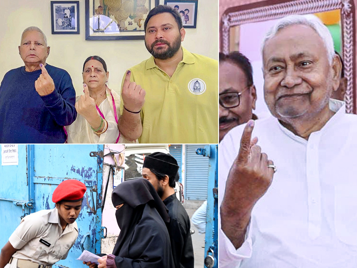 First Phase of the Bihar Assembly Elections 2025 Photos1