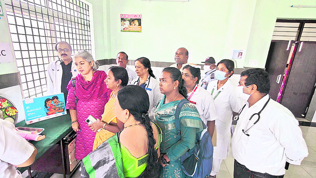 సదుంలో కేంద్ర బృందం పర్యటన 1