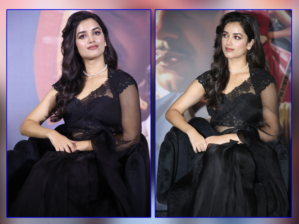 Bhagyasree Borse in a saree, all eyes on her photos1