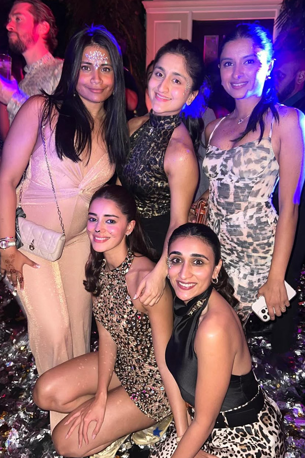 Bollywood Beauty Ananya Panday Attended Her Friend Wedding Photos12