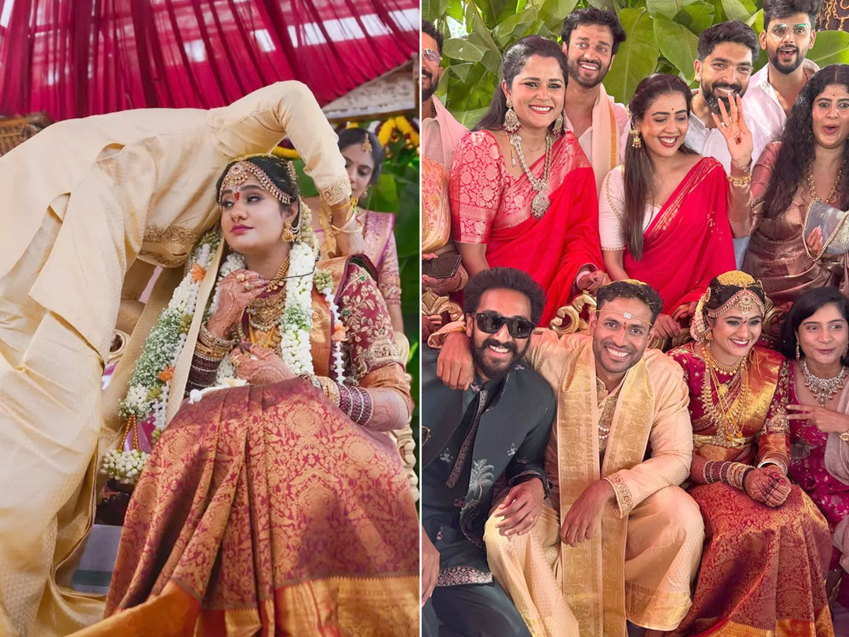 Tv Actress Deepthi Manne wedding Photos1