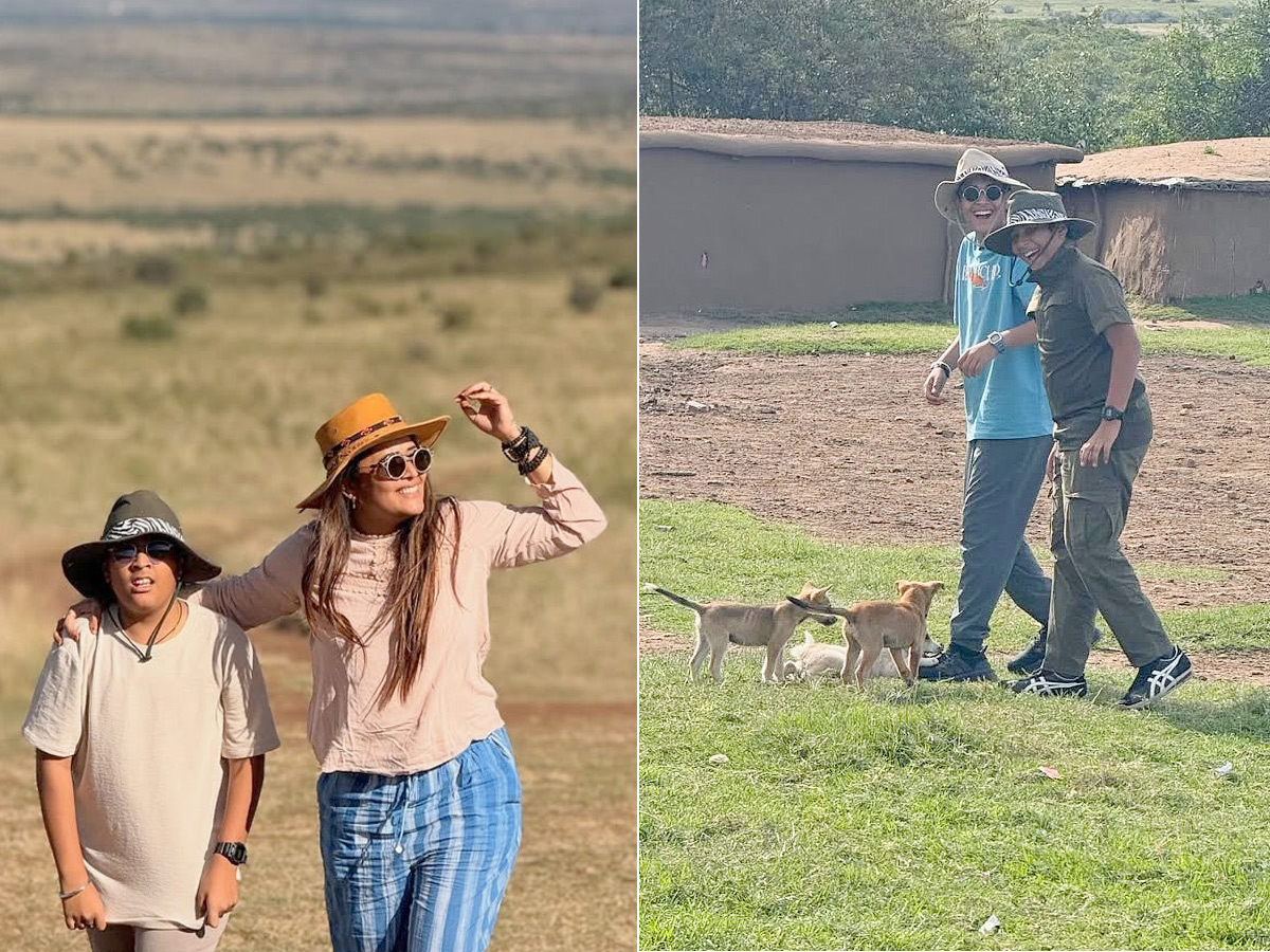 Anchor Anasuya Son Ayanssh Bharadwaj birthday celebrations Photos1