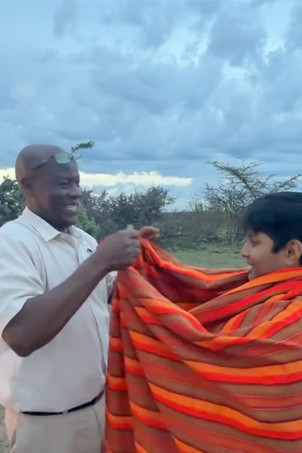 Anchor Anasuya Son Ayanssh Bharadwaj birthday celebrations Photos5