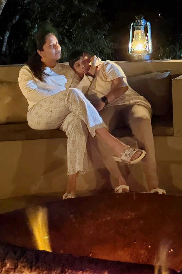 Anchor Anasuya Son Ayanssh Bharadwaj birthday celebrations Photos7