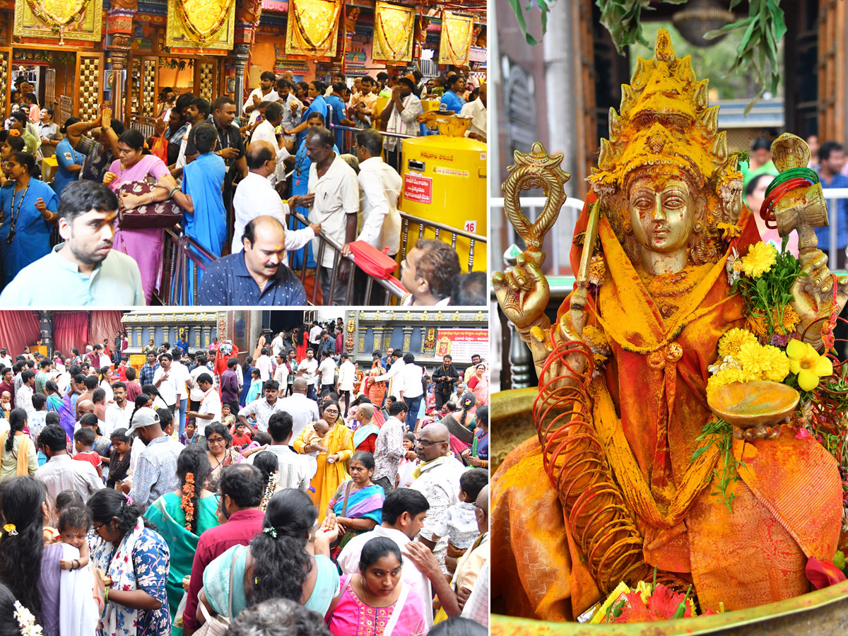 Huge Devotees At Vijayawada Indrakiladri Photos1
