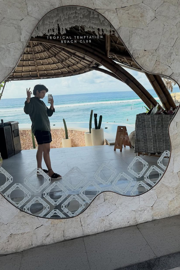 Indian cricketer Shafali Verma vacation In Bali Photos12