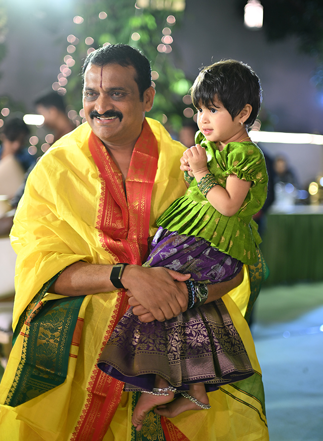 Srinivasa Kalyanam At Producer Bandla Ganesh's Residence Photos13
