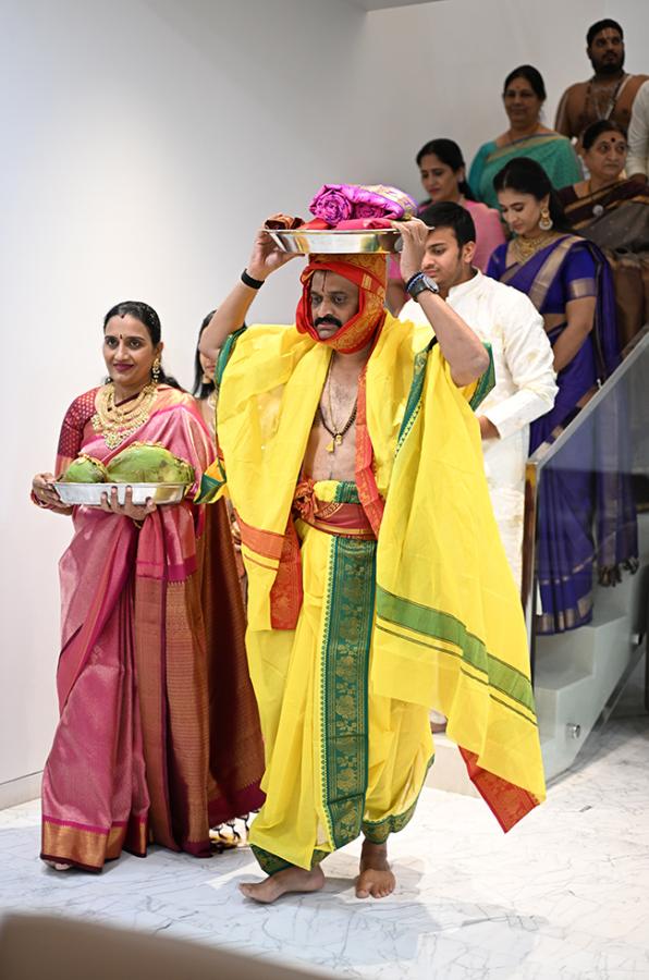 Srinivasa Kalyanam At Producer Bandla Ganesh's Residence Photos14