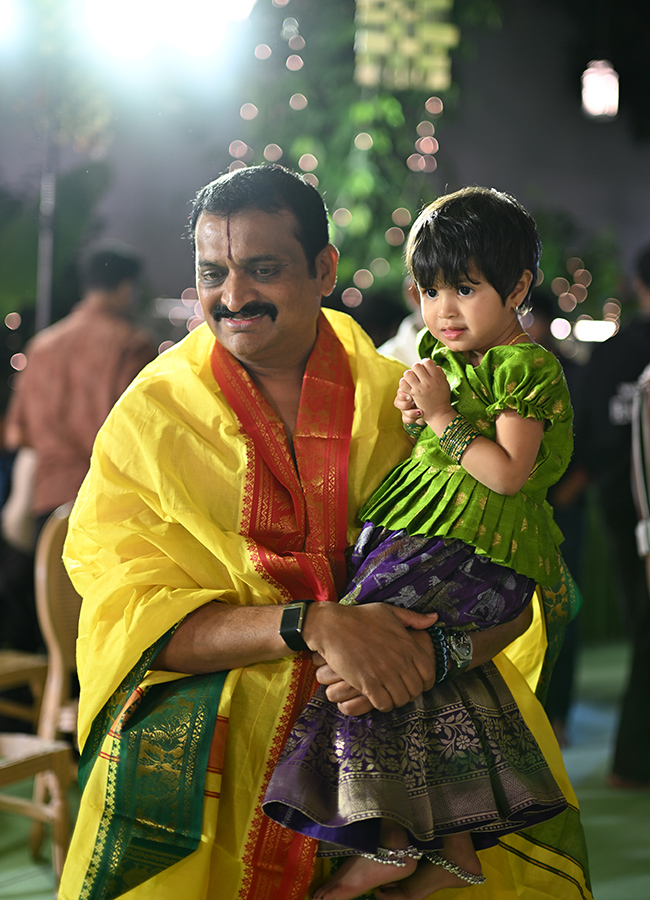 Srinivasa Kalyanam At Producer Bandla Ganesh's Residence Photos20