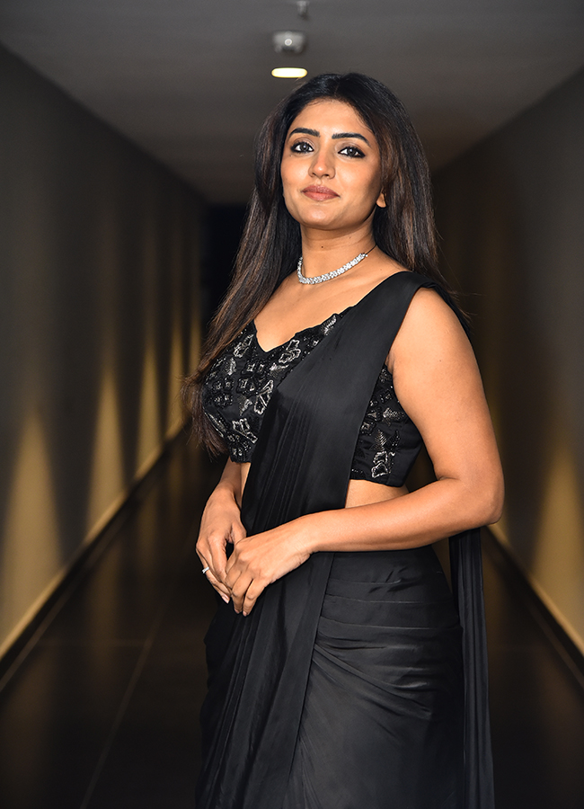 Actress Eesha Rebba Black Dress HD Photos5