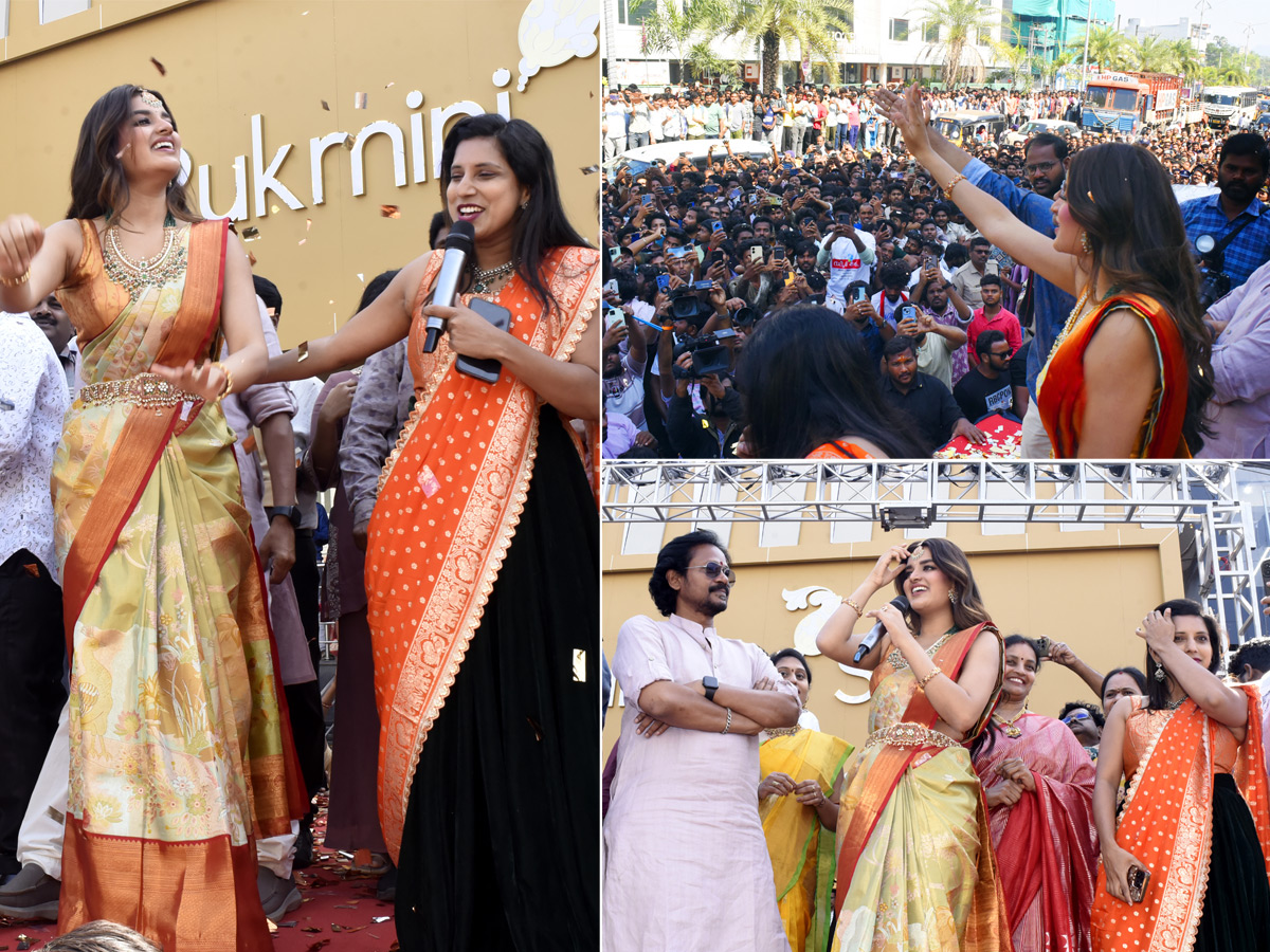 Actress Nidhhi Agerwal At Vizianagaram Photos1