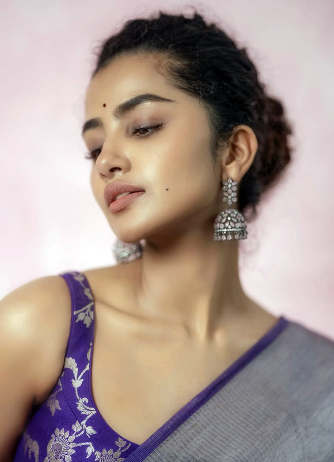 Anupama Parameswaran looks stunning in saree (photos)8