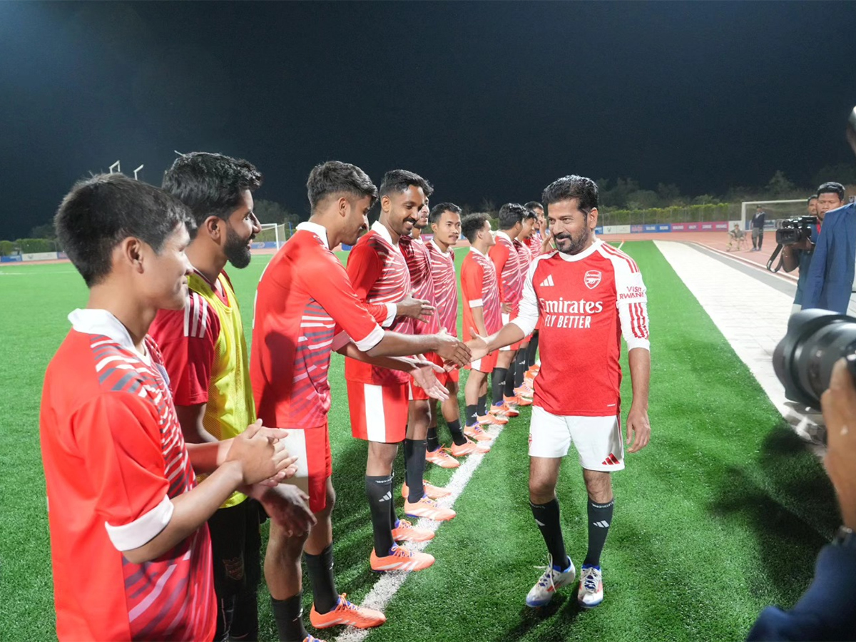Lionel Messi Football Match : Telangana CM Revanth Reddy Photos10