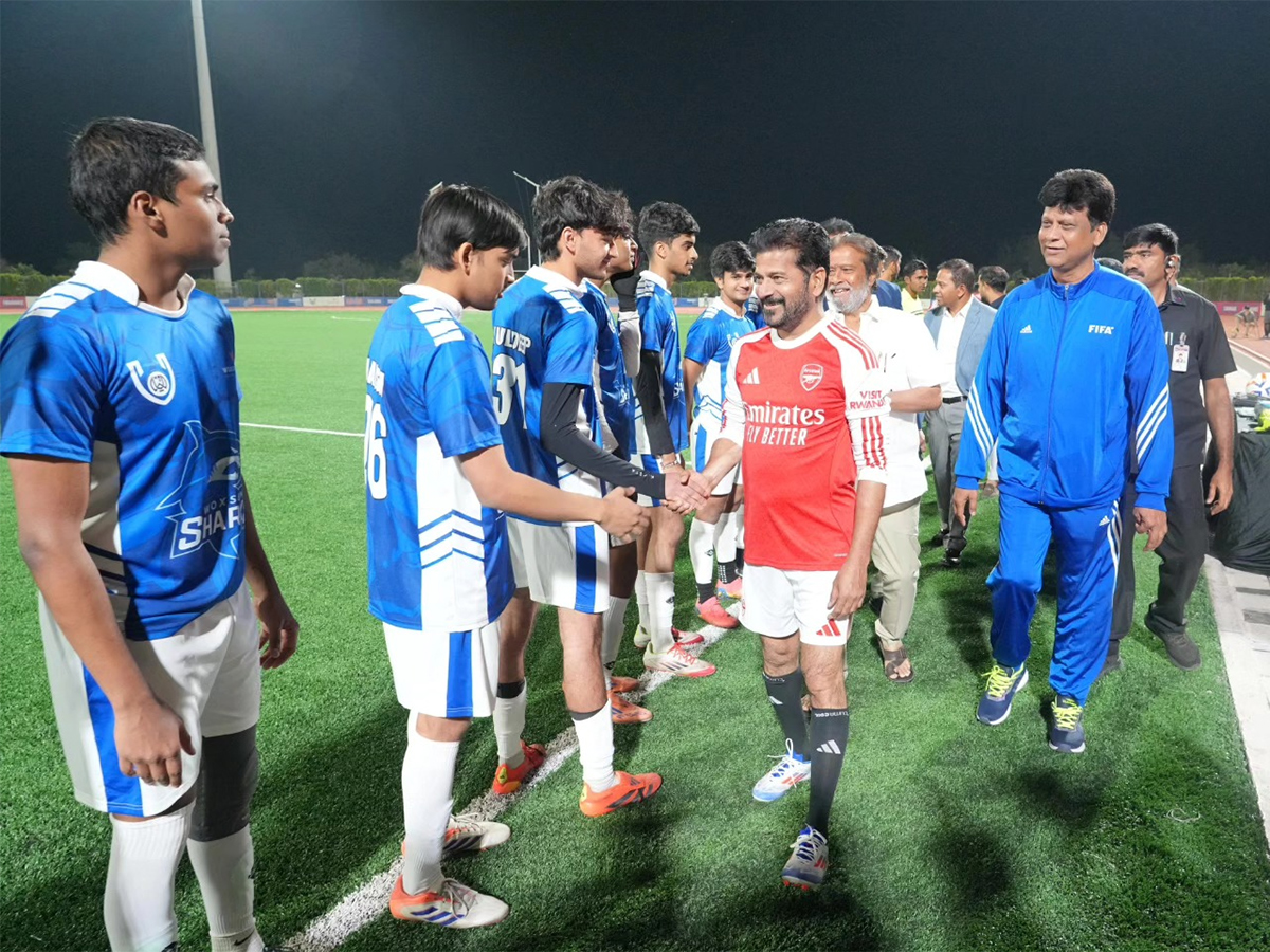 Lionel Messi Football Match : Telangana CM Revanth Reddy Photos11