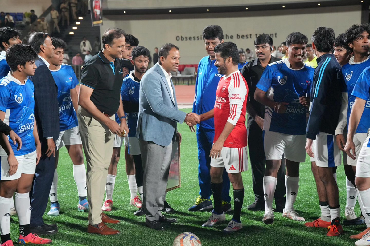 Lionel Messi Football Match : Telangana CM Revanth Reddy Photos18