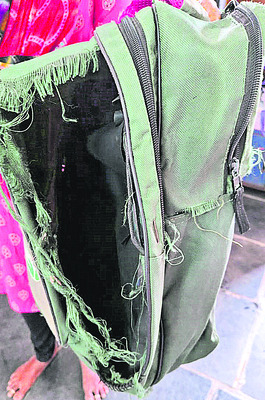 బాలల బ్యాగు పట్టని బాబు! 2