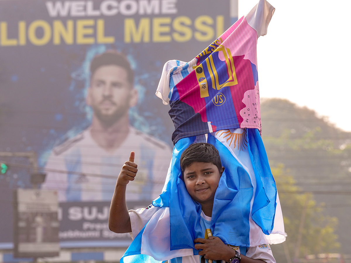 Footballer Lionel Messi in Kolkata Photos10