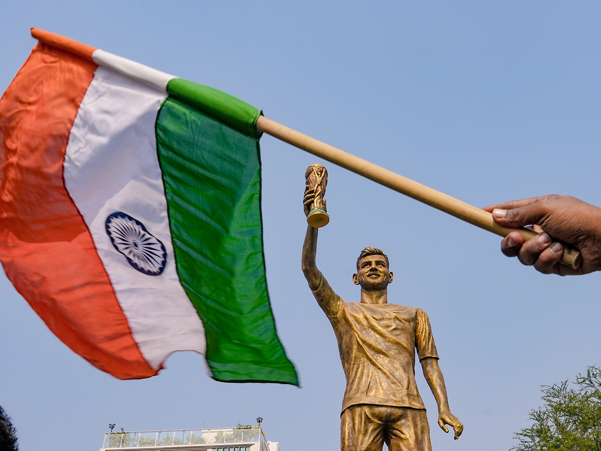 Footballer Lionel Messi in Kolkata Photos4