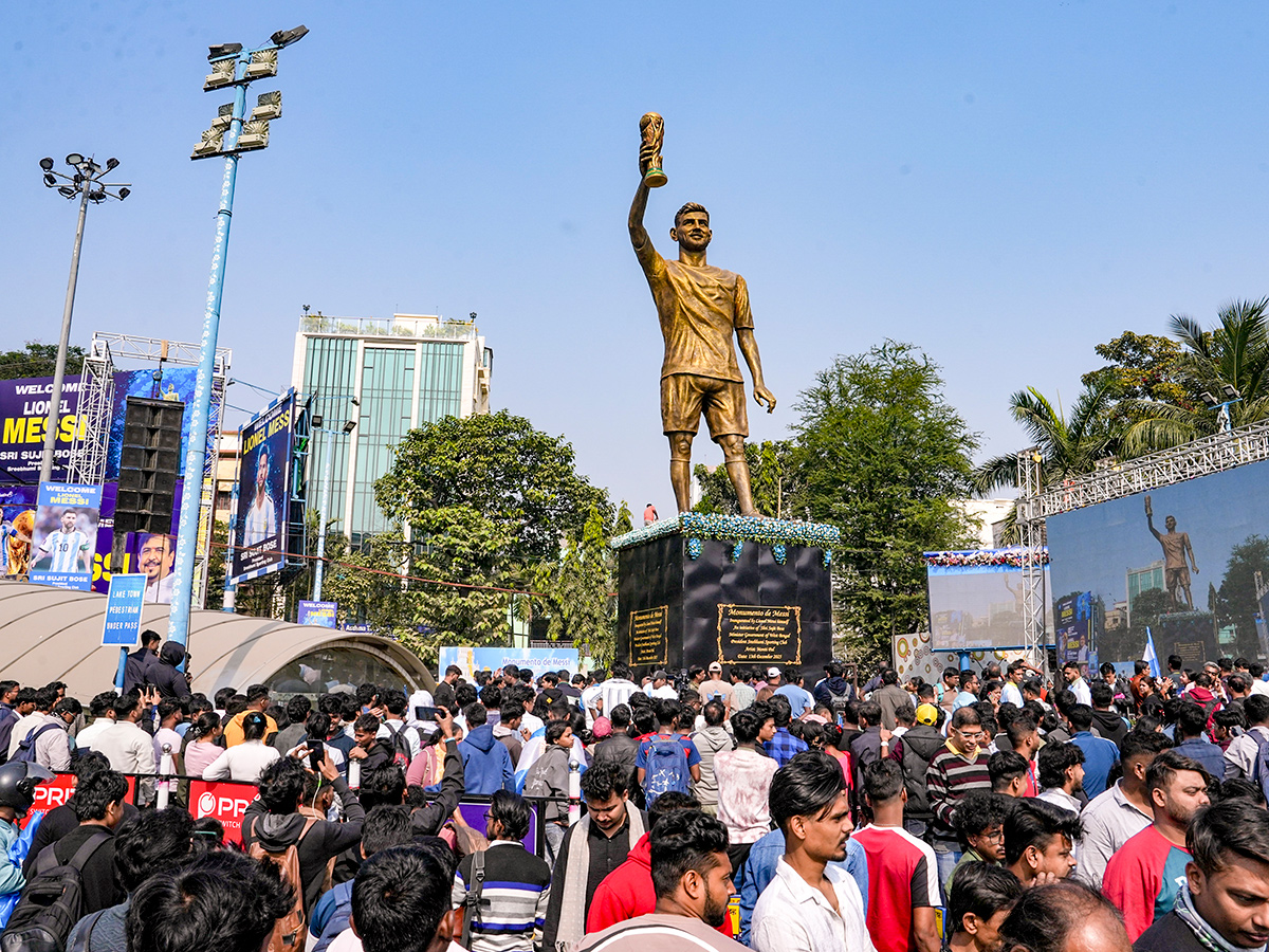 Footballer Lionel Messi in Kolkata Photos5