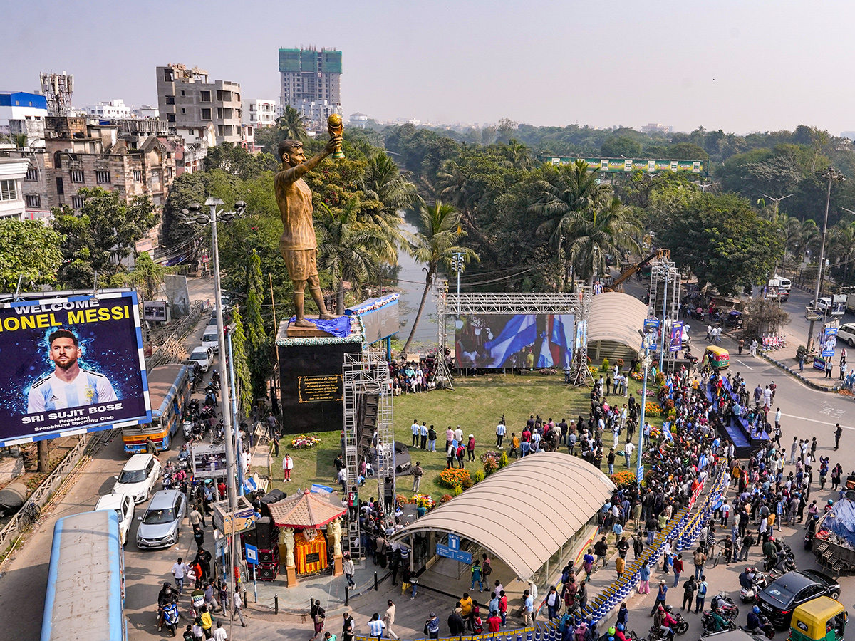 Footballer Lionel Messi in Kolkata Photos6