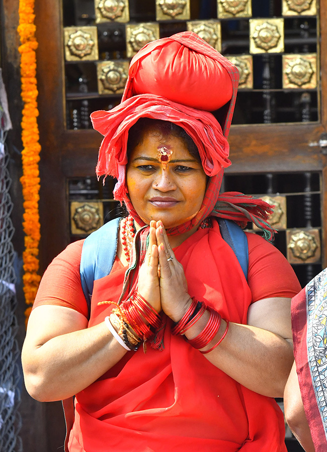 Heavy Rush of Bhavani Deeksha Viraman on Indrakeeladri20