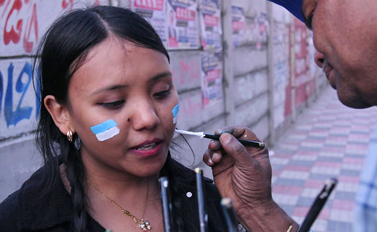 Lionel Messi Connects with Hyderabad Stadium Fans Photos9