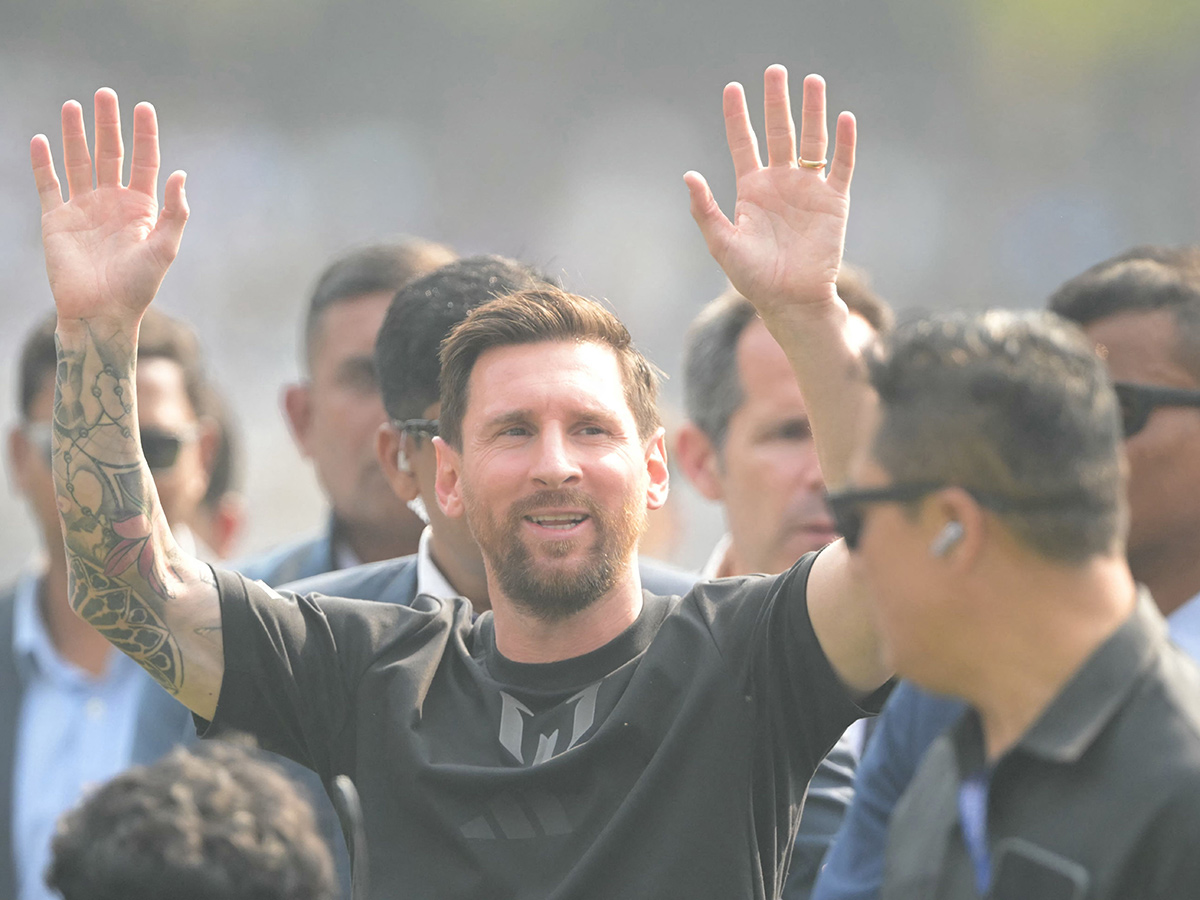 Footballer Lionel Messi in Kolkata Photos21