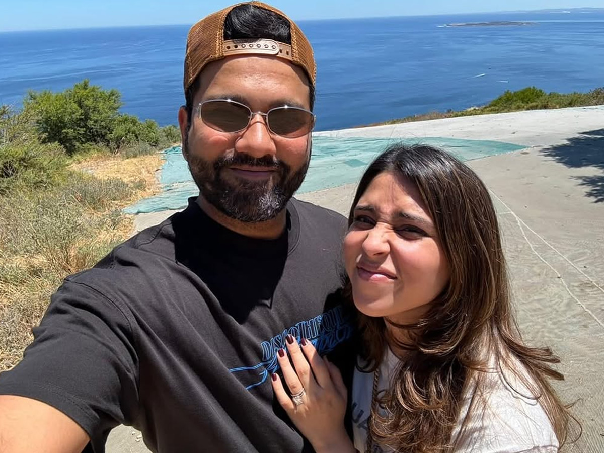 Rohit Sharma pens heartfelt wedding Anniversary Note for wife Ritika Sajdeh Photos11