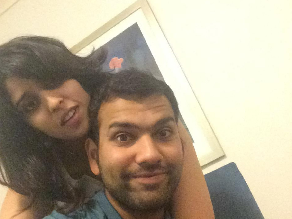 Rohit Sharma pens heartfelt wedding Anniversary Note for wife Ritika Sajdeh Photos7