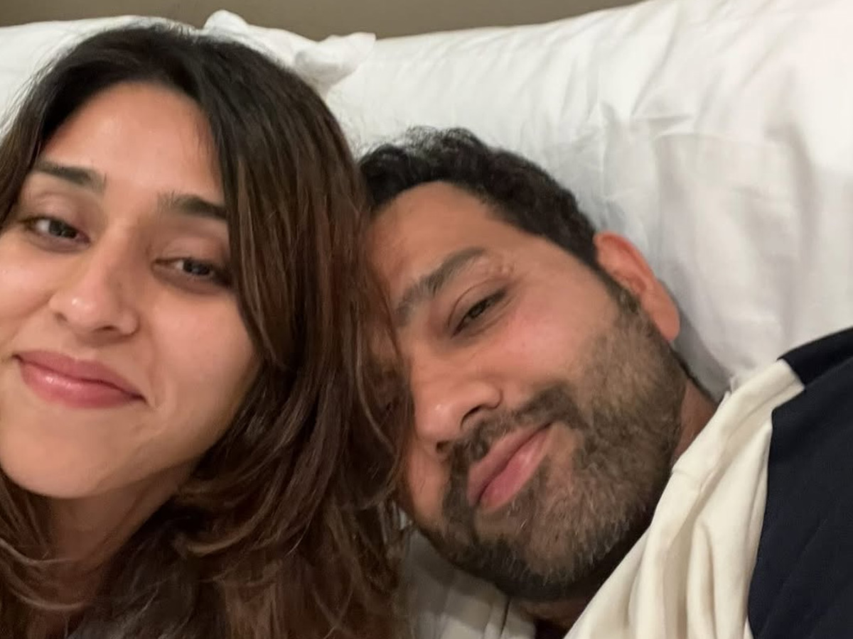 Rohit Sharma pens heartfelt wedding Anniversary Note for wife Ritika Sajdeh Photos10