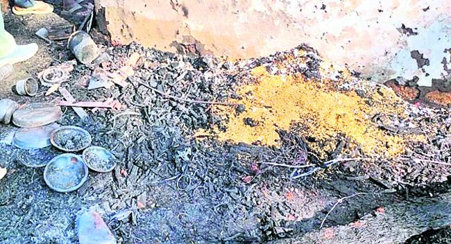 కె.సీతారాంపురంలో ఘోర అగ్ని ప్రమాదం1