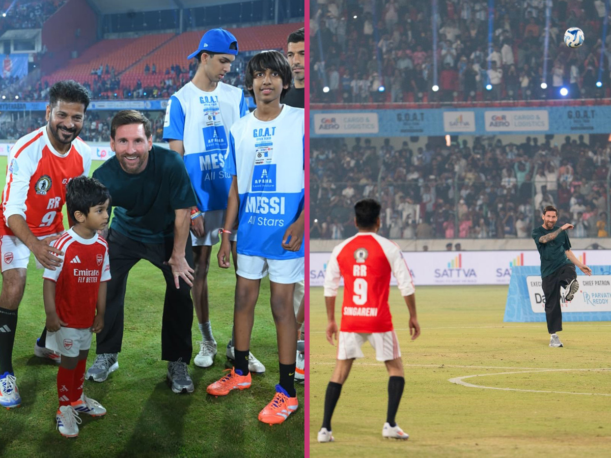 Uppal electrifying atmosphere Hyderabad chanted the Messi mantra (Photos)1