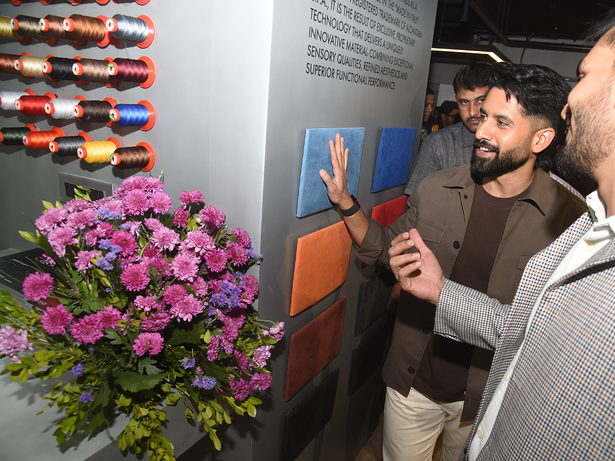 Naga Chaitanya at a luxury interior designer studio6