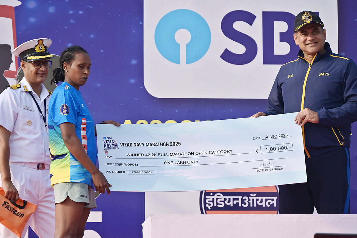 Navy Mera Dhan 42K Run Rally At Visakhapatnam5