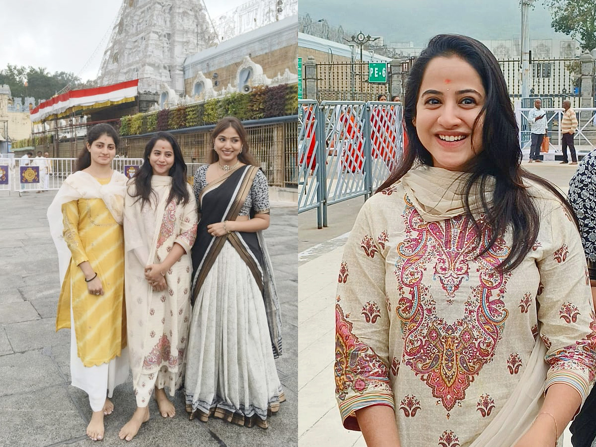 Actress Swathi Deekshith Visited Tirumala Sri Vari Temple Photos1