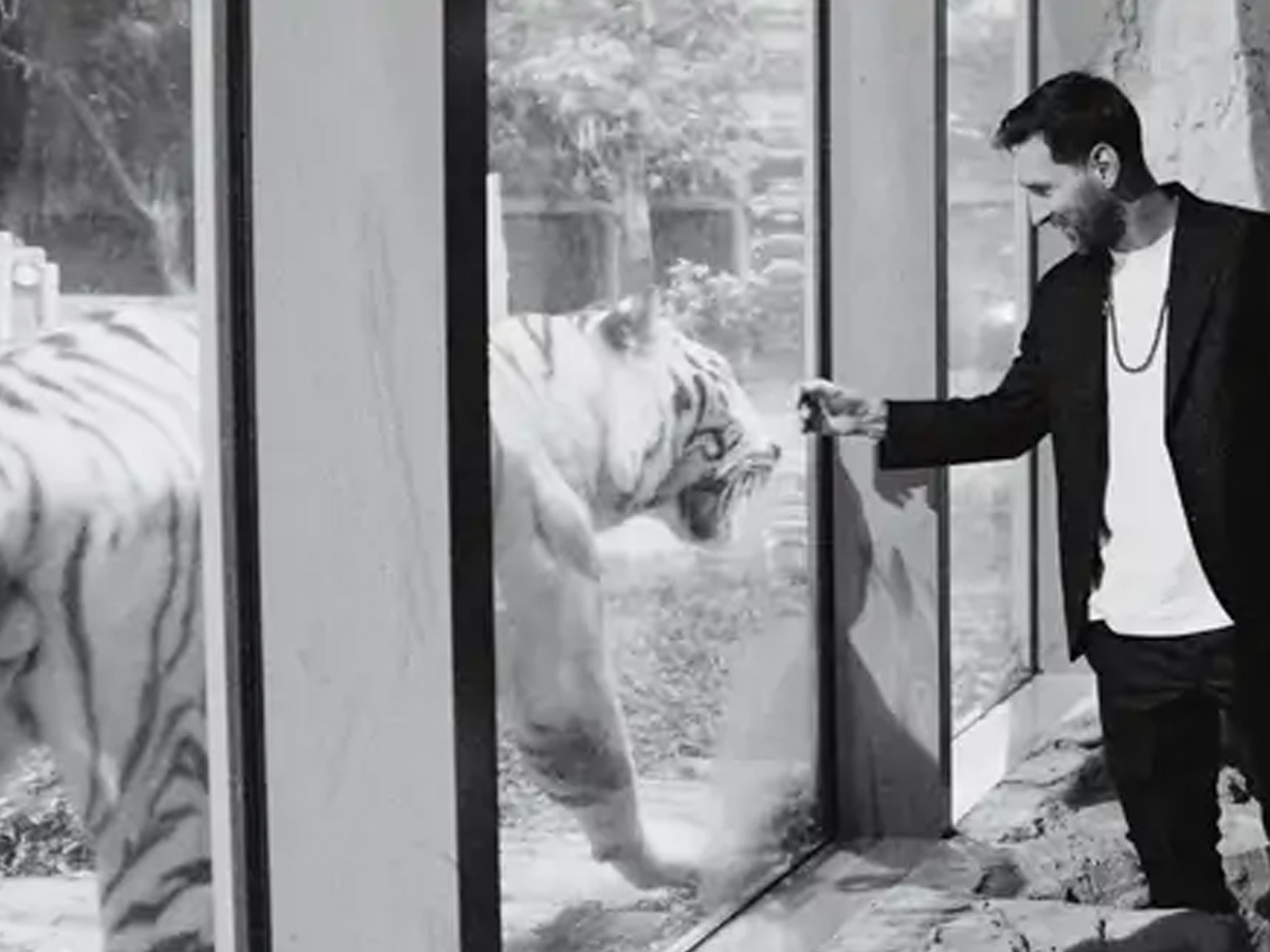 Football icon Lionel Messi visited Anant Ambani-founded wildlife Rescue Photos13