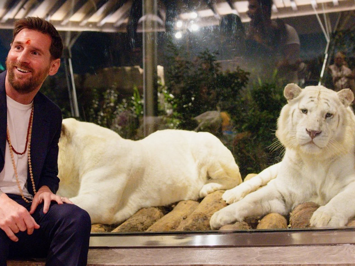 Football icon Lionel Messi visited Anant Ambani-founded wildlife Rescue Photos15