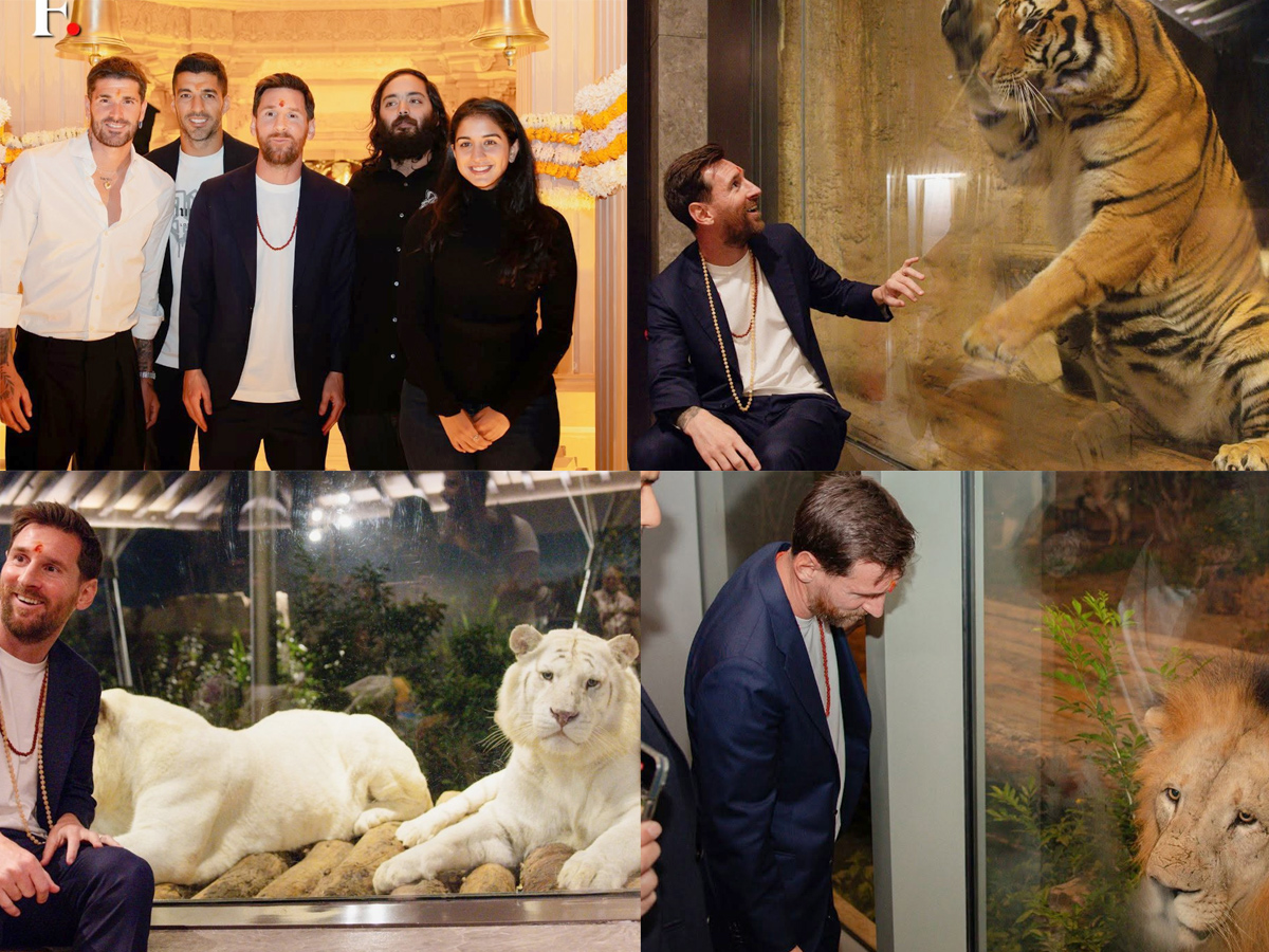 Football icon Lionel Messi visited Anant Ambani-founded wildlife Rescue Photos1