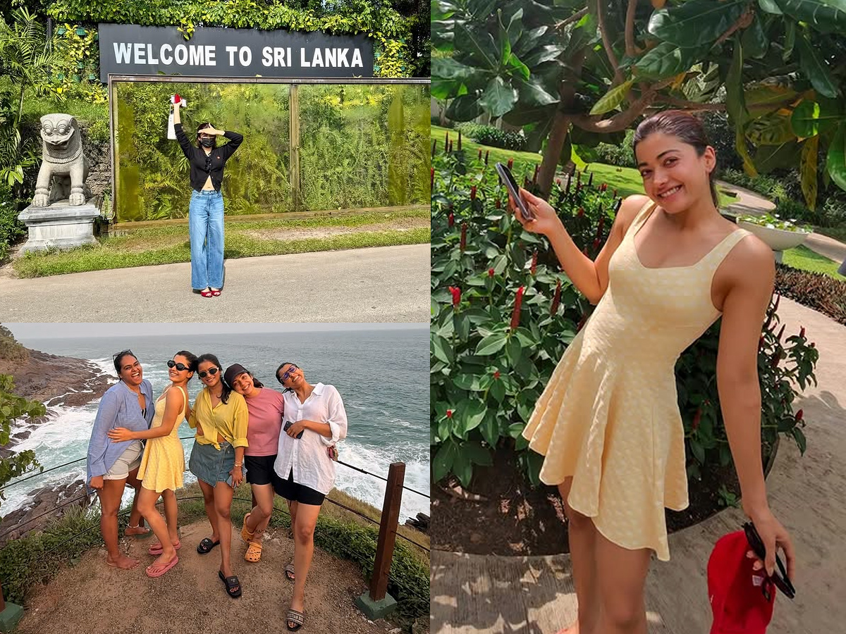 Actress Rashmika on a trip to Sri Lanka with her girl gang (Photos)1