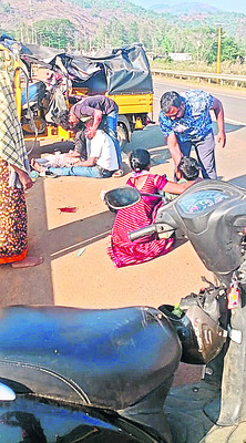 వేర్వురు ప్రమాదాల్లో ఎనిమిది మందికి గాయాలు 1