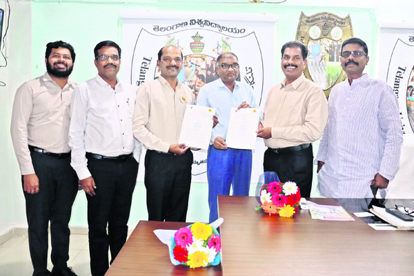 తెయూ–మ్యాజిక్‌ బస్‌ ఇండియా ఫౌండేషన్‌ మధ్య ఎంవోయూ 1