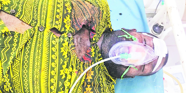 రోడ్డు ప్రమాదంలో గుర్తు తెలియని వ్యక్తి మృతి 
1