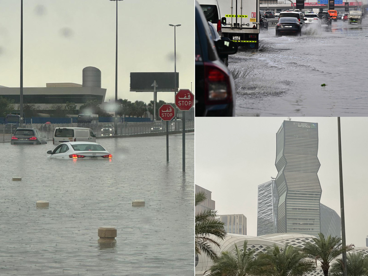 Heavy rains and thunderstorms hit Dubai1
